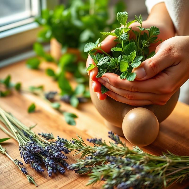 Herbs and mortar — The Herbal Library